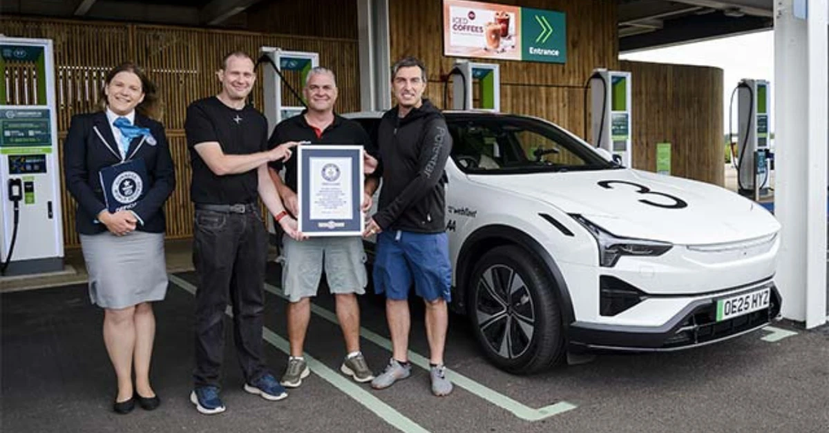 Polestar 3 vestigt nieuw Guinness World Record voor grootste elektrische SUV-bereik