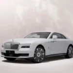 Rolls-Royce Spectre Primavera Evanescent - Vooraanzicht Drie-Kwart