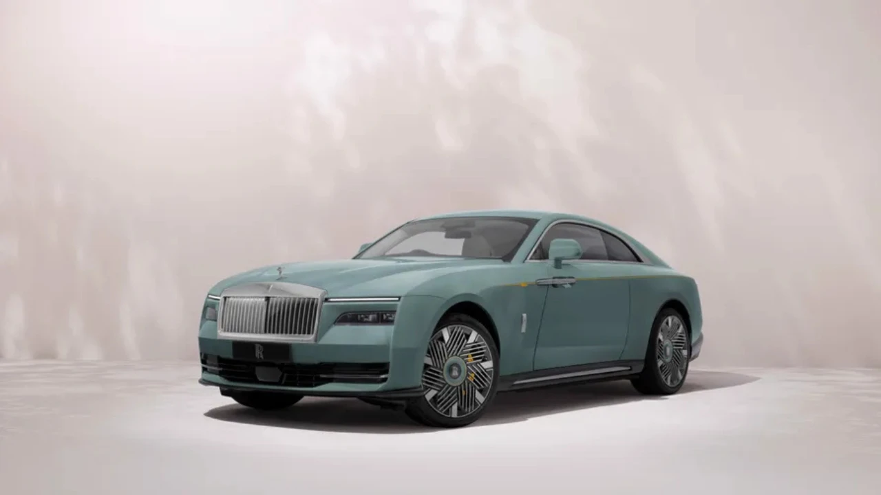 Rolls-Royce Spectre Primavera Reverie - Duck Egg Blue Exterieur