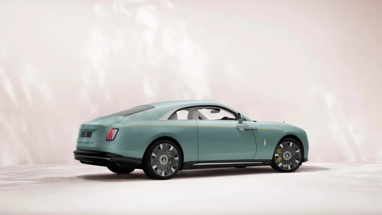 Rolls-Royce Spectre Reverie - Achter Profiel Beeld