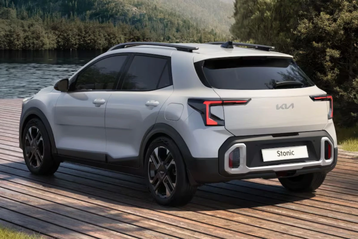 2025 Kia Stonic Achterontwerp met Nieuwe LED Achterlichten