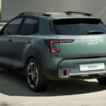 2025 Kia Stonic GT-Line Achterontwerp Elementen in Avontuurlijk Groen