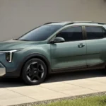 2025 Kia Stonic GT-Line in Avontuurlijk Groen Zijprofiel