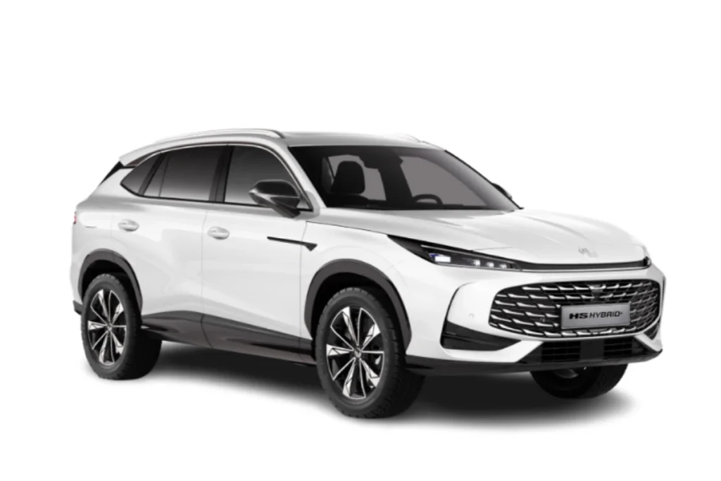 2025 MG HS Pearl White kleur