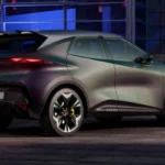 2026 Cupra Raval VZ Variant - Achterkant Driekwart Beeld met Agressieve Spoiler