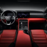 2026 Lexus IS Compleet Interieur met Prominence Rode Bekleding