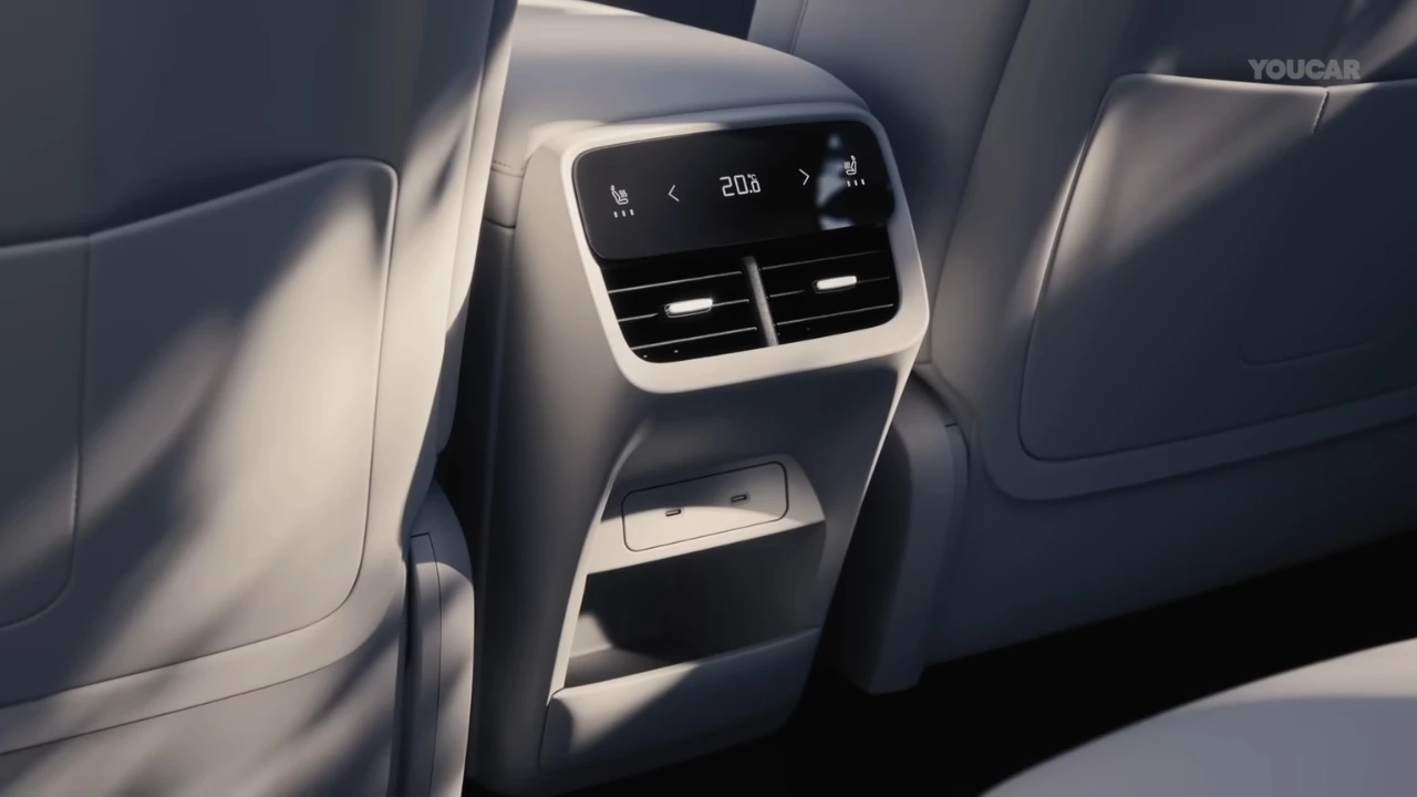 2026 Volvo XC70 PHEV Achterpassagier Klimaatregeling