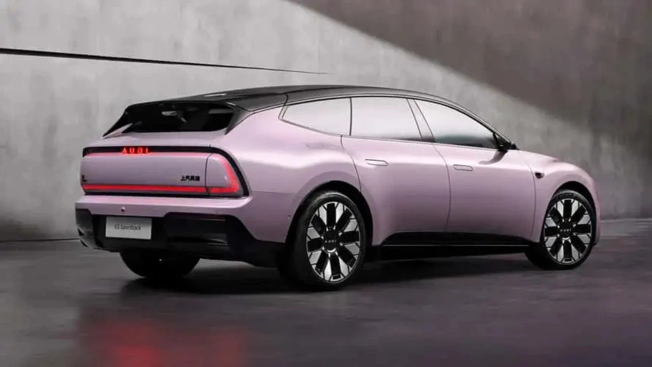 AUDI E5 Sportback Achterontwerp - Aerodynamische Excellentie met 0,252 Cd