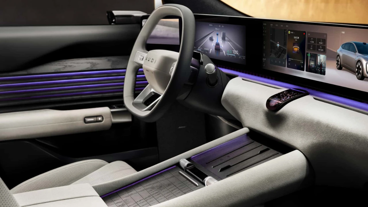 AUDI E5 Sportback Interieur - Revolutionaire 59-Inch Display Technologie