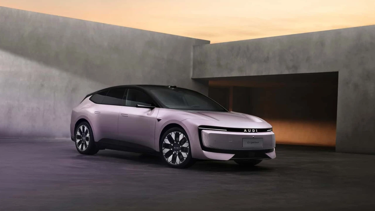 AUDI E5 Sportback Studio Fotografie - Premium Elektrisch Voertuig Ontwerp