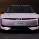 AUDI E5 Sportback Vooraanzicht - Revolutionaire China Merkidentiteit