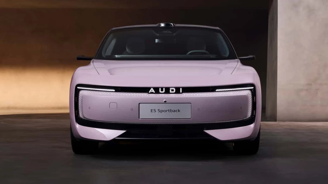 AUDI E5 Sportback Vooraanzicht - Revolutionaire China Merkidentiteit