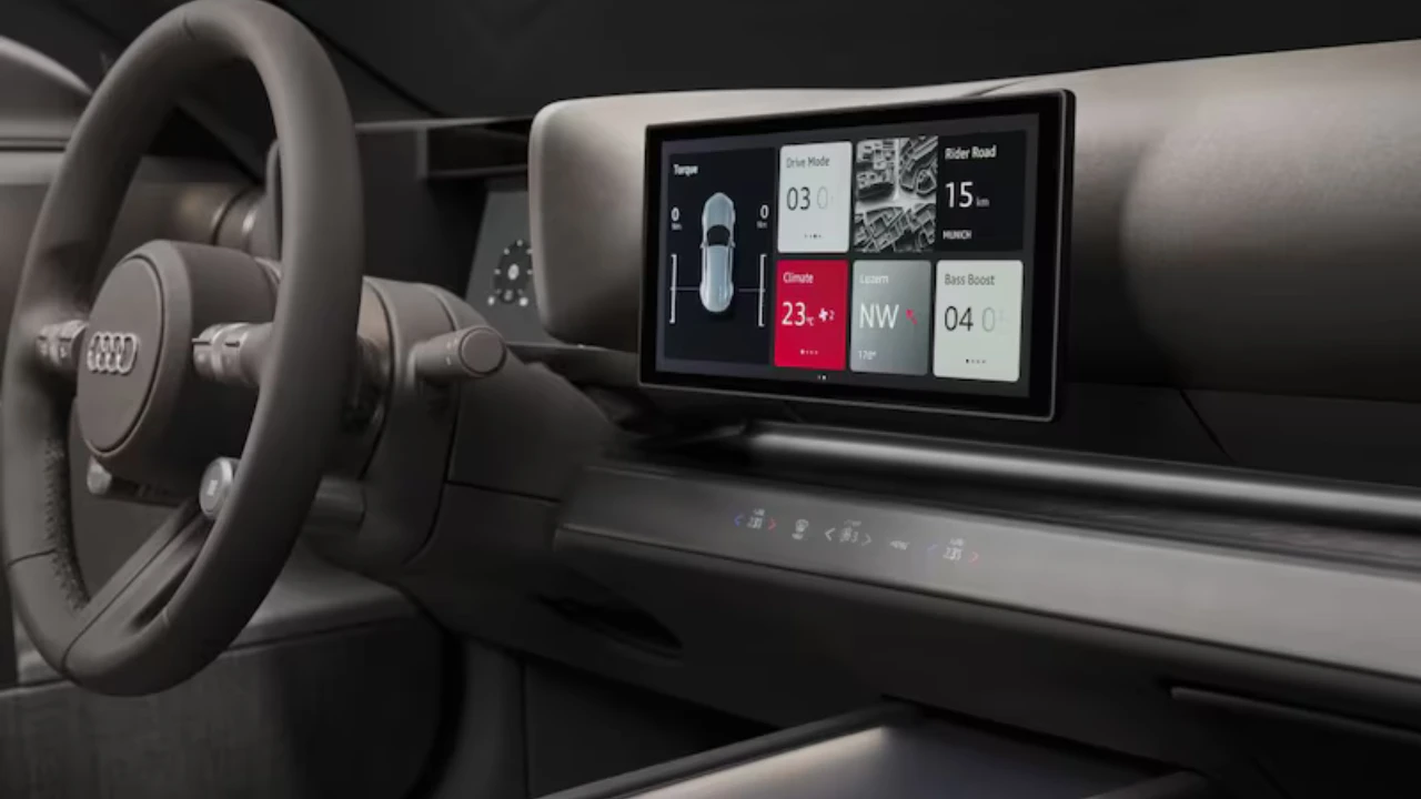 Audi Concept C 10,4-Inch Display met Modern Interface Ontwerp