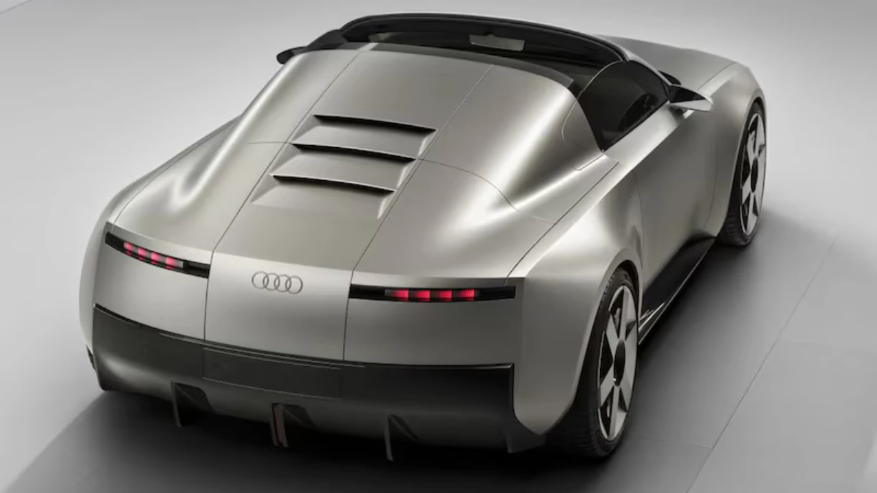 Audi Concept C Achterkant Ontwerp met Targa Dak Configuratie