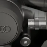 Audi Concept C Metalen Vier-Ringen Badge en Bedieningsintegratie