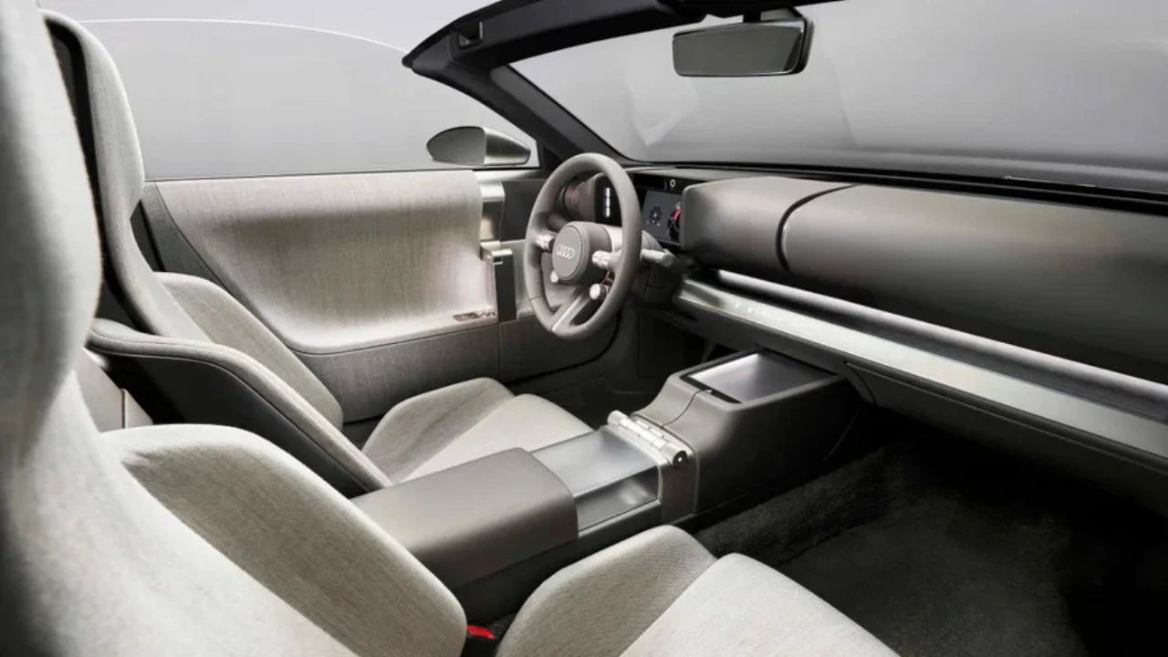 Audi Concept C Open-Lucht Rijervaring met Targa Dak Ingetrokken