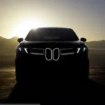 BMW iX3 2025 Teaser Beeld Toont Verlichte Niergrille Voor September Debut