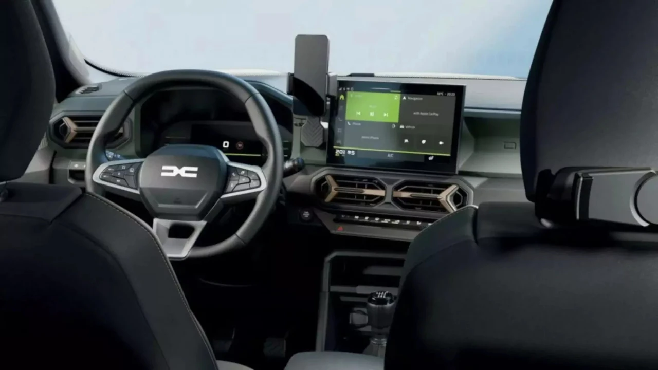 Dacia Duster Interieur Kenmerken 10,1-inch Touchscreen Apple CarPlay Android Auto