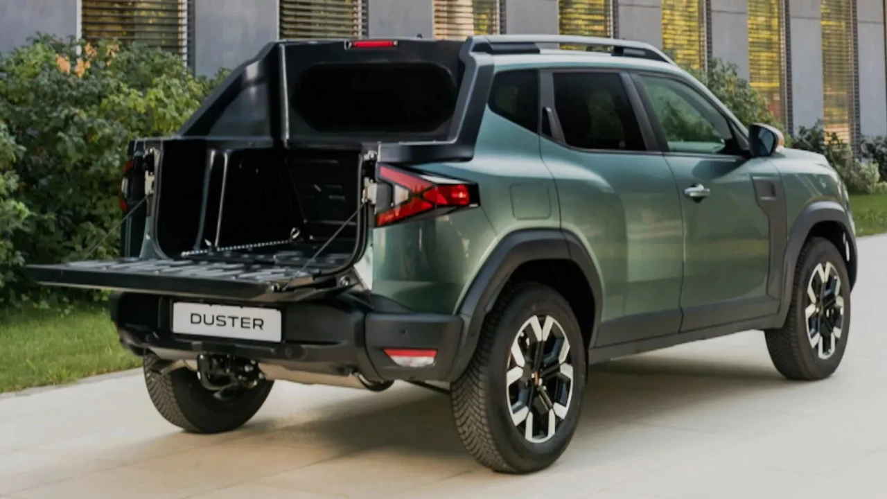 Dacia Duster Pick-Up Open Laadbak Detail Weergave €26.000 Startprijs