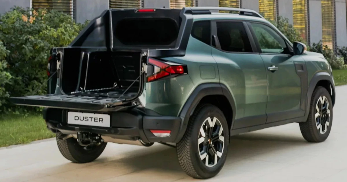 Dacia Duster Pick-Up Open Laadbak Detail