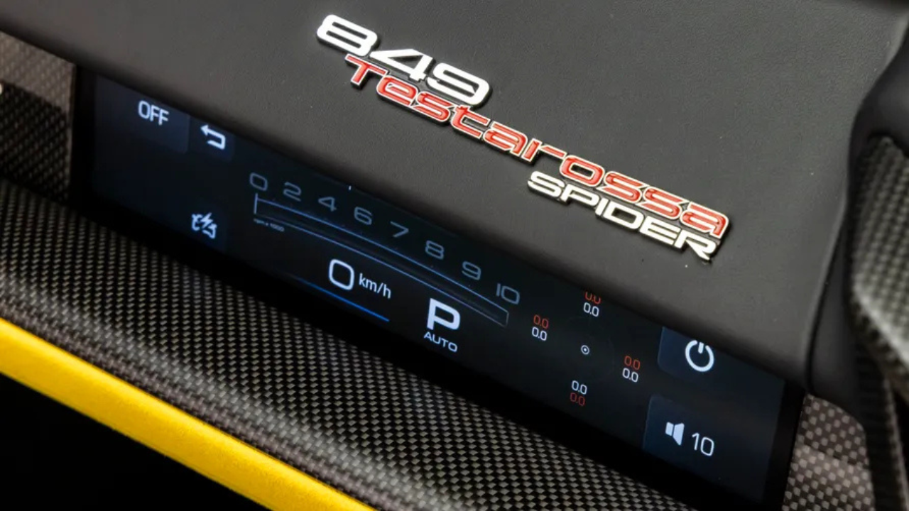 De Ferrari 849 Testarossa Co passagiersscherm