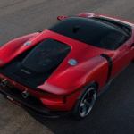 Ferrari 849 Testarossa - Bovenaanzicht Twin-Tail Ontwerp