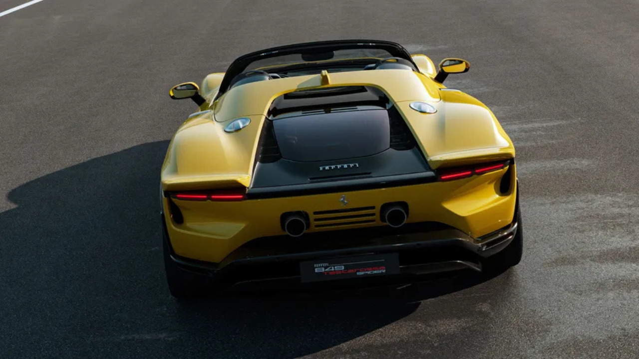 Ferrari 849 Testarossa Spider - Achterontwerp Consistentie