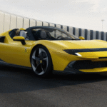 Ferrari 849 Testarossa Spider - Giallo Ambra Vooraanzicht