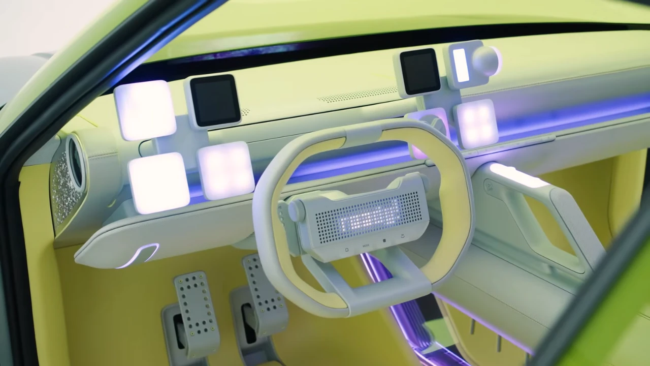 Hyundai Concept Three Parametrische Pixel Stuur Interface