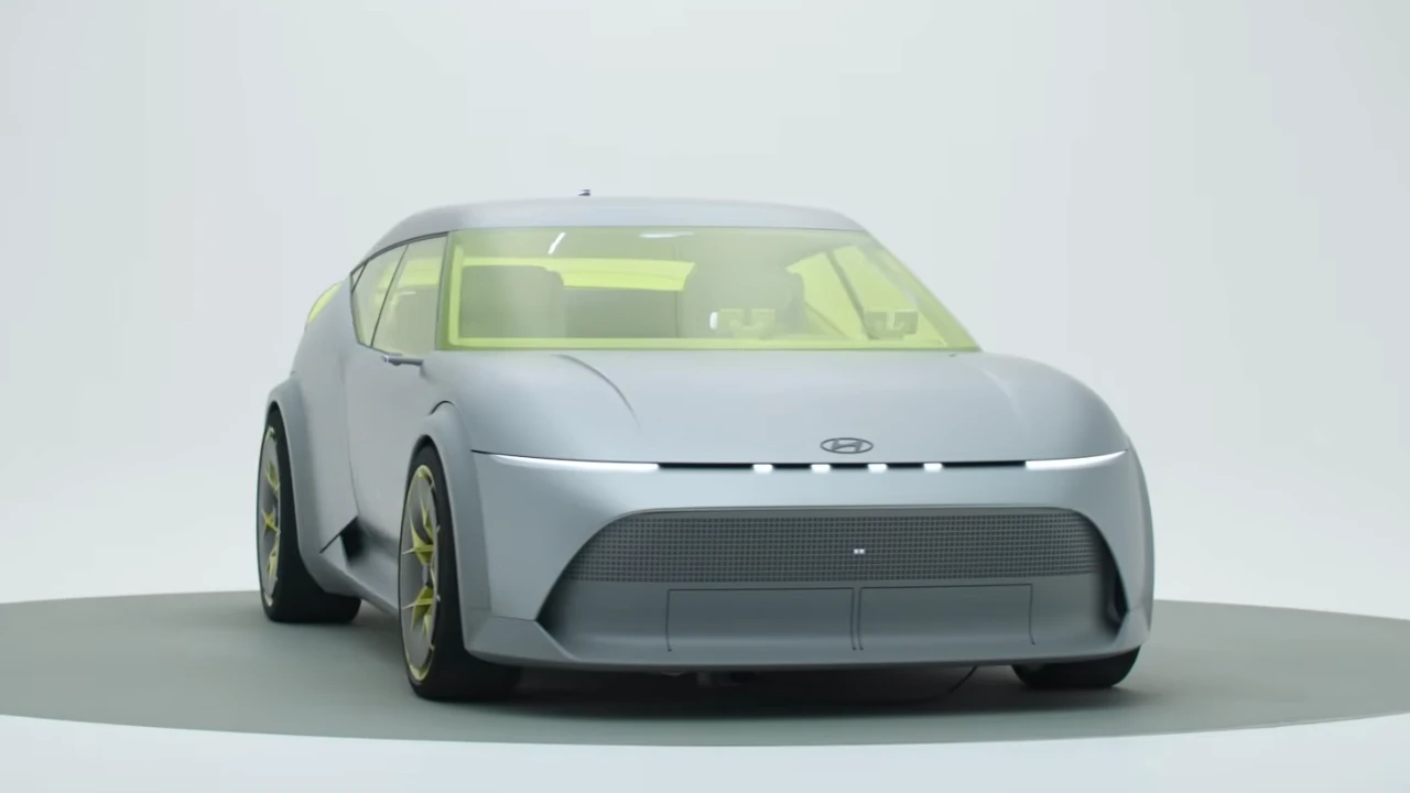 Hyundai Concept Three Voorkant Driekwart Perspectief