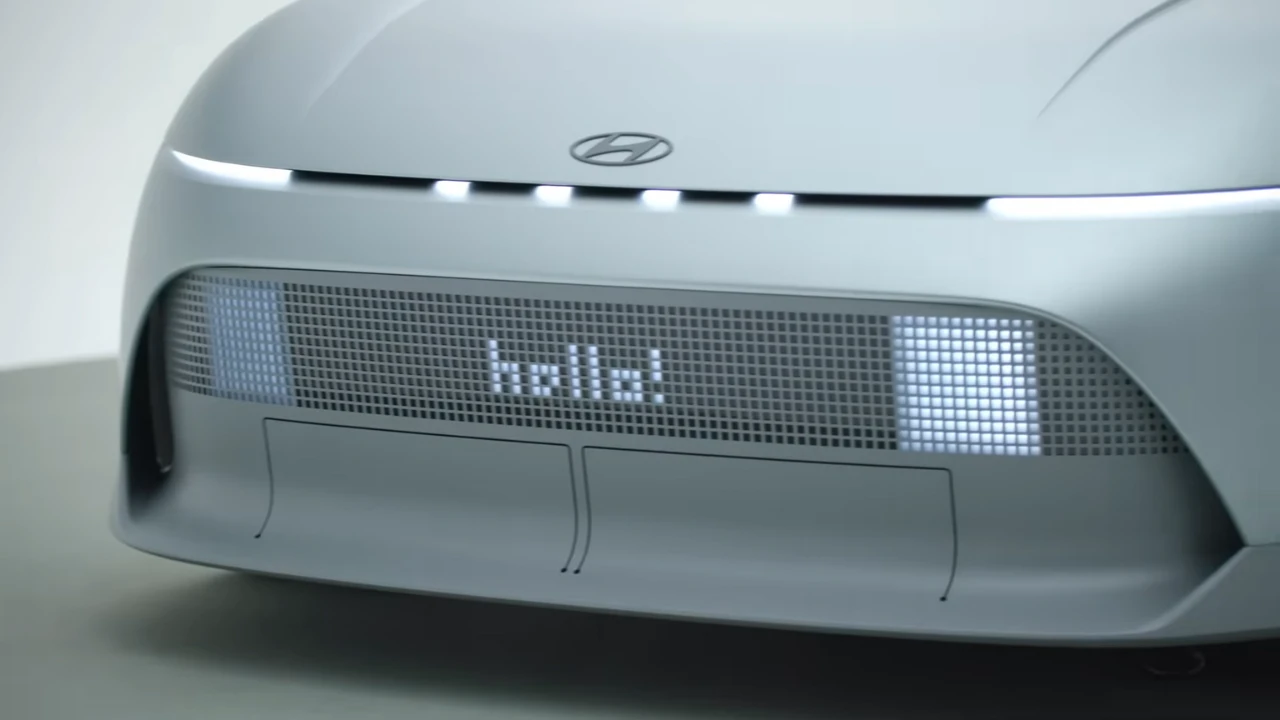 Hyundai Concept Three Voorkant Parametrische Pixel Verlichtingstechnologie