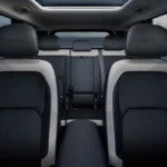 Kia EV5 Interieur Achterbank Aanzicht met Panoramadak