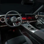 Mercedes GLC Elektrisch Interieur met Rode Sfeerverlichting Sport Modus
