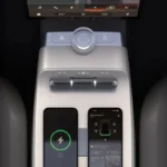 Middenconsole zicht van Skoda Vision O
