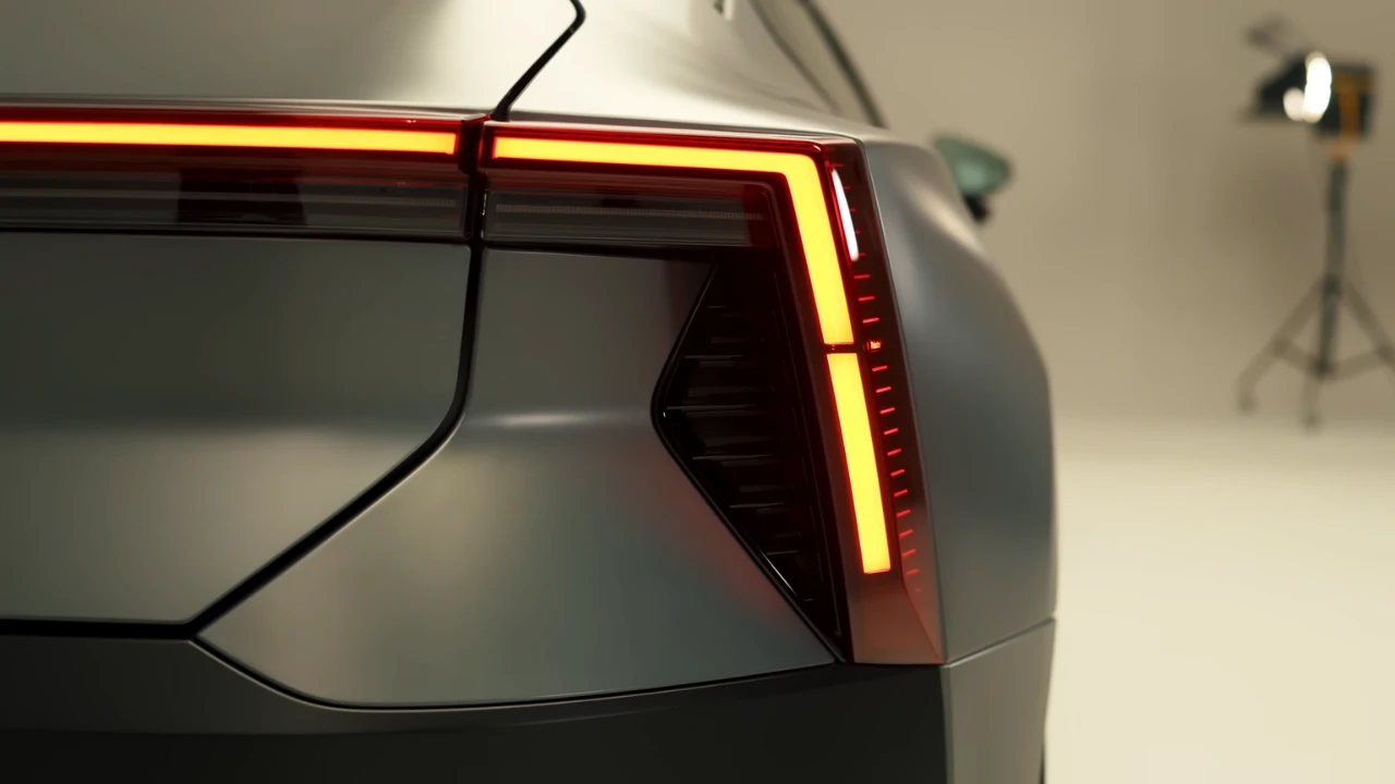 Polestar 5 Achterlicht Detail - LED Amber Signatuur Verlichting