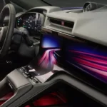 Porsche Cayenne Electric Flow Display Toont Dynamische Mood Mode Animatie