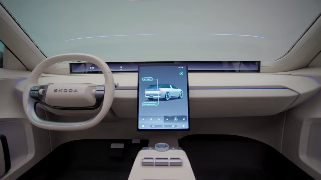 Skoda Vision O Dashboard - 1,2m Horizon Display