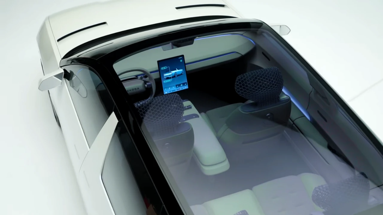 Skoda Vision O Panoramisch Glazen Dak