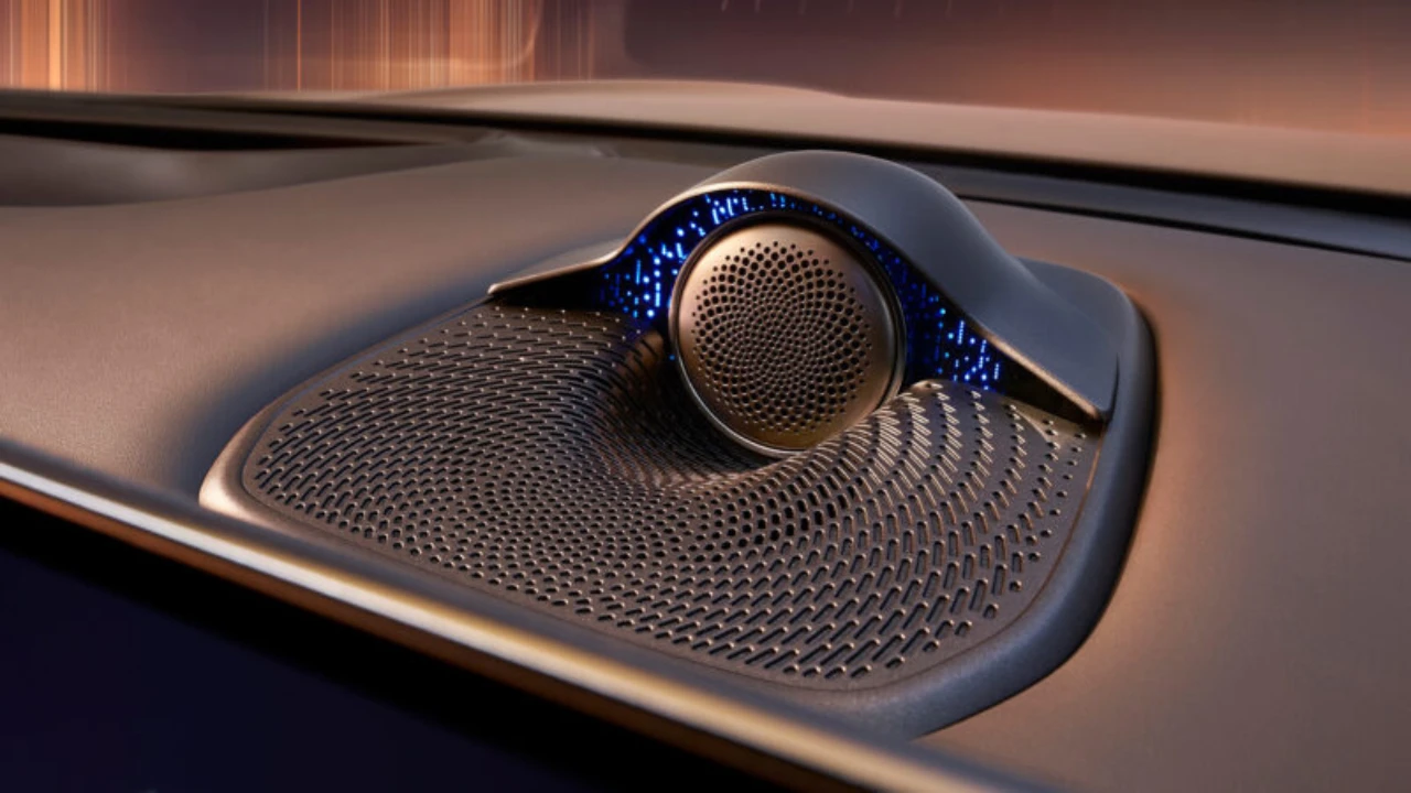 Voyah Passion L 23-Luidspreker Audiosysteem Detail met Sfeerverlichting