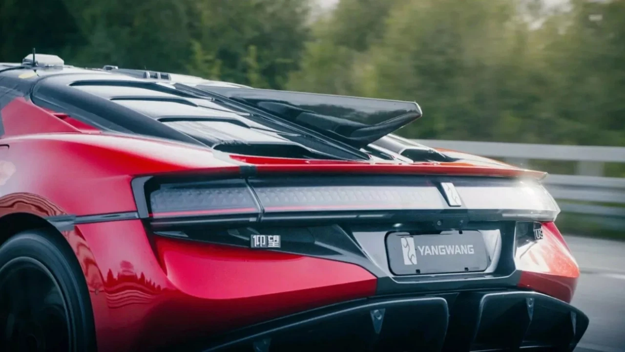 YangWang U9 Xtreme Achter Detail - 2.978 PK Elektrische Krachtpatser