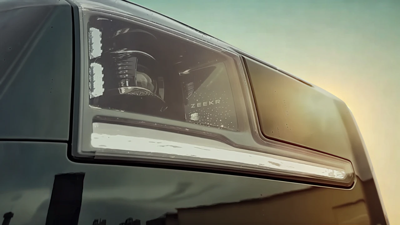 Zeekr 9X Achterlicht Technologie Close-Up Detail