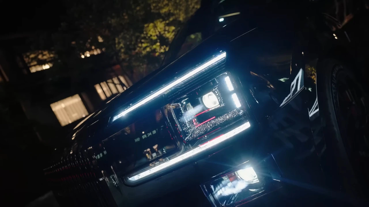 Zeekr 9X Geavanceerd LED-Verlichtingssysteem 's Nachts