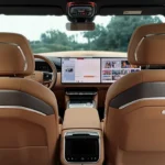 Zeekr 9X Interieur Zicht vanuit Tweede Rij Stoelen