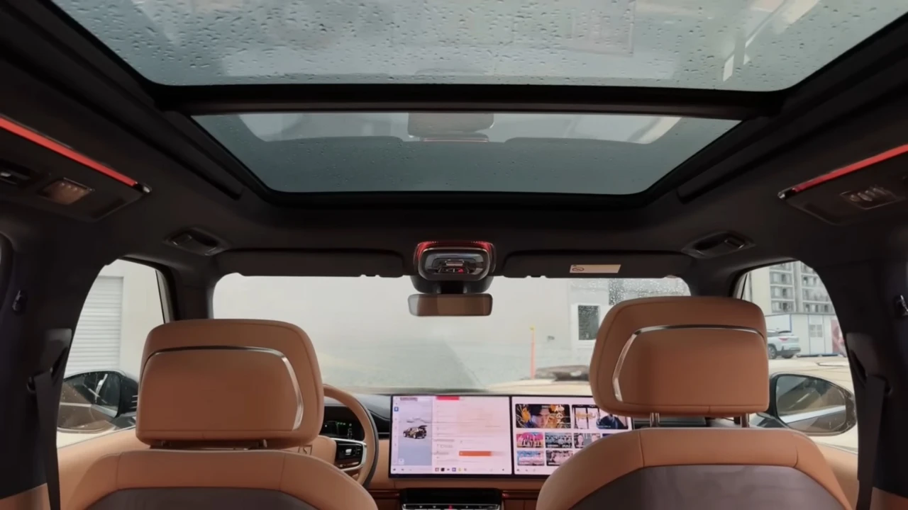 Zeekr 9X Uitgestrekt Panoramisch Schuifdak