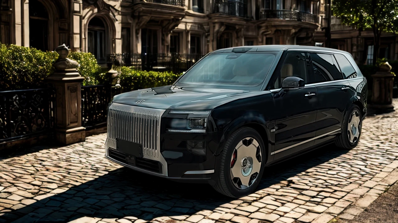 Zeekr 9X in Premium Stedelijke Europese Omgeving