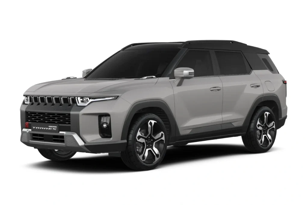 2025 KGM Torres Hybrid Latte Greige Two-Tone kleur