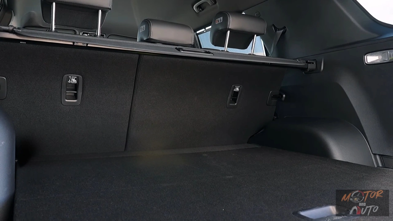 2025 KGM Torres Hybride Bagageruimte met stoelen omhoog