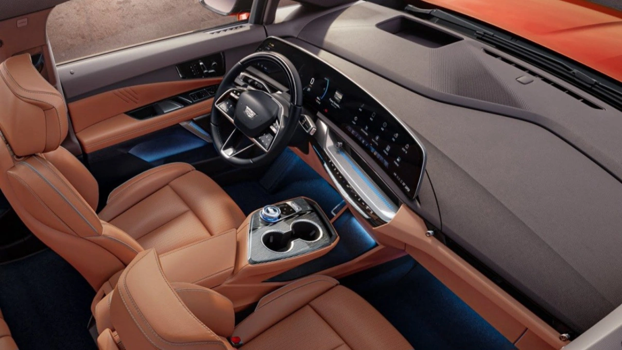 2026 Cadillac Optiq middenconsole en dashboard detail