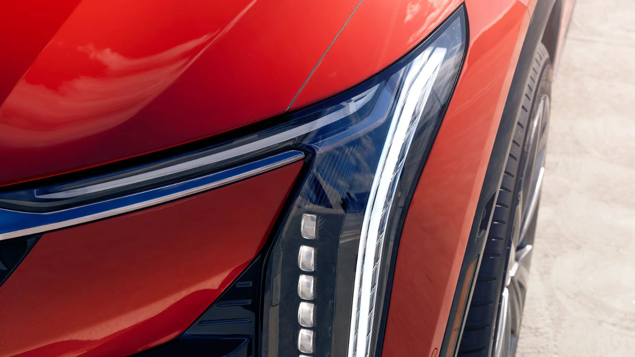 2026 Cadillac Optiq verticale LED-koplamp technologie