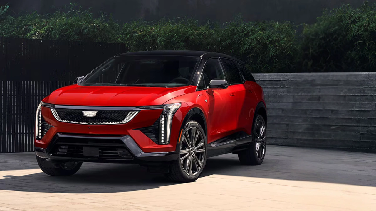 2026 Cadillac Optiq voorkant ontwerp